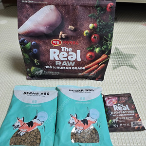 하림더리얼로우 어덜트 닭고기미개봉360g 더마독관절사료500g