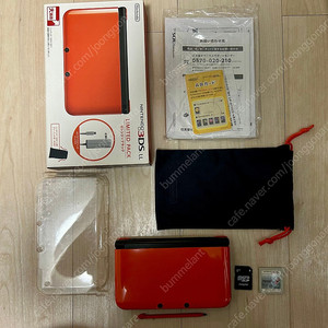 닌텐도 3DSXL (3DSLL) 한정판 오렌지 블랙 A급 세트