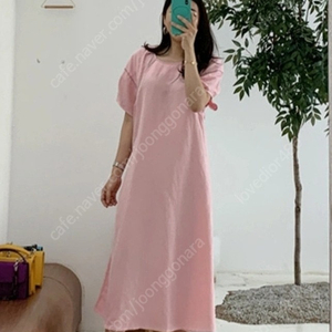 르꼬르망 린넨스티치퍼프원피스 프리