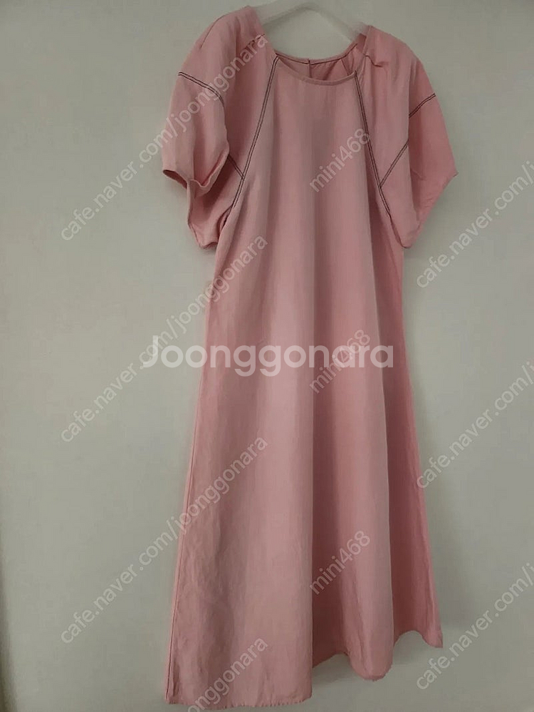 르꼬르망 린넨스티치퍼프원피스 프리--6