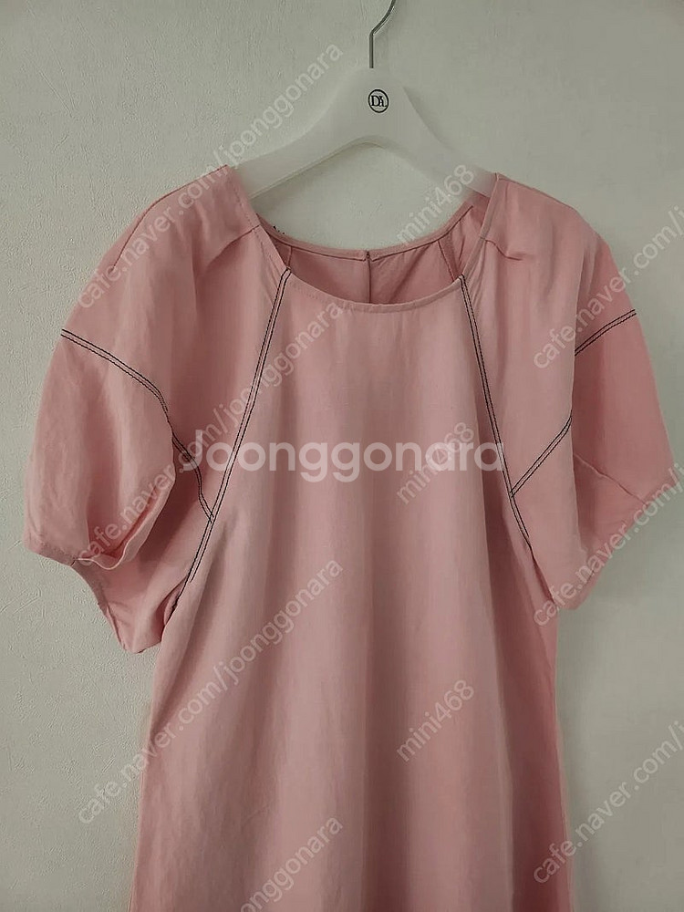 르꼬르망 린넨스티치퍼프원피스 프리--7