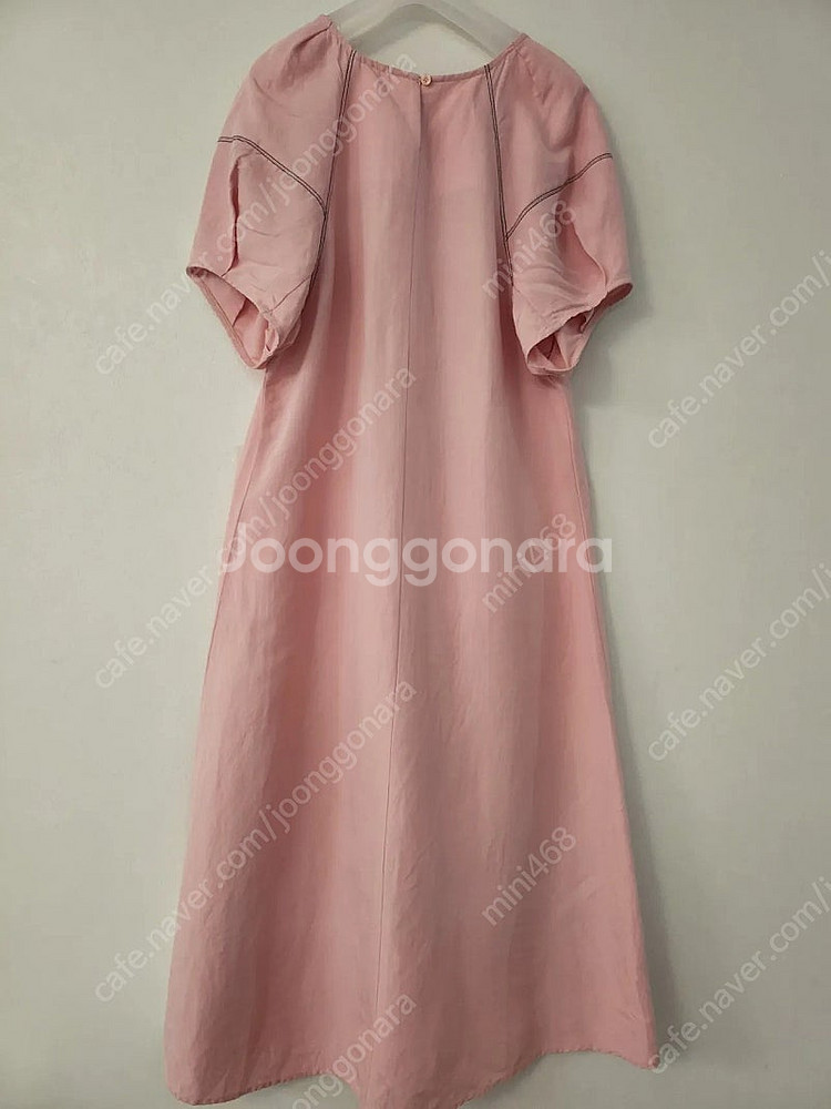 르꼬르망 린넨스티치퍼프원피스 프리--8