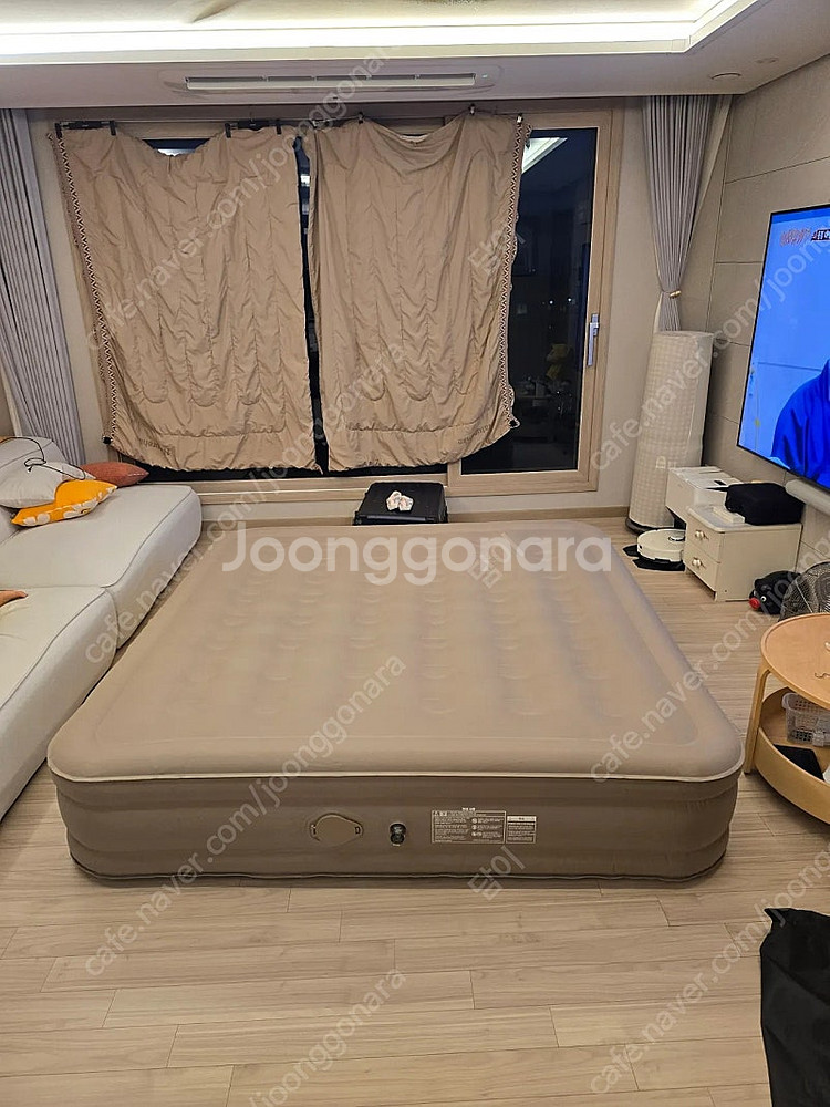 쿠디 에어매트 패브릭 3인 팝니다--4