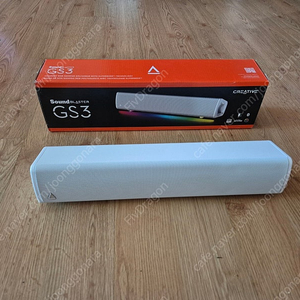 사운드 블라스터 gs3 화이트 스피커바