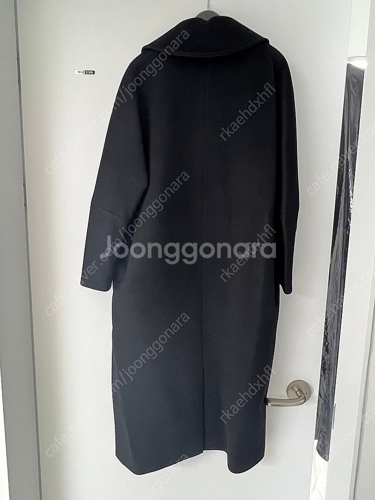 르베이지 캐시미어 시그니처 코트 블랙 55, 66 사이...--1