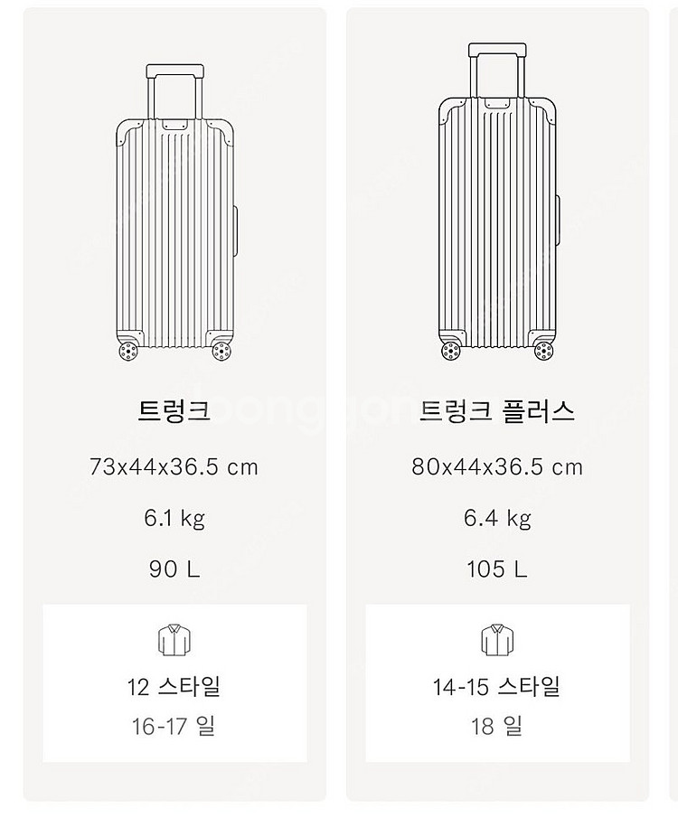 리모와 오리지널 트렁크플러스 티타늄골드 색상--2