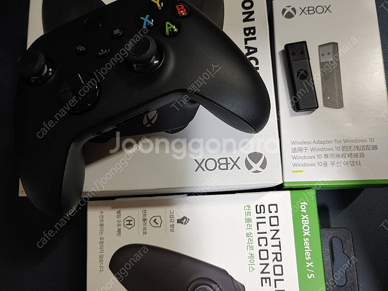 XBOX 4세대 게임패드/컨트롤러+정품 리시버 동글 등--3
