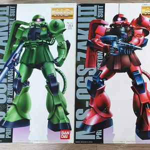 반다이 건담 MG 20주년 자쿠 II 코팅 버전 프라모델 BANDAI