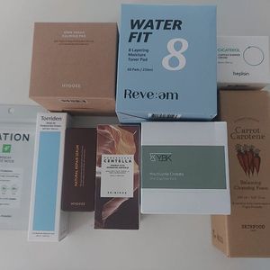 미개봉 화장품(토너패드,선크림,폼클렌징,크림,세럼,에센스,앰플)