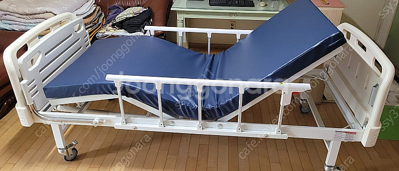환자용침대 병원침대 입원실침대 의료침대 수동2단--1