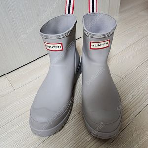 Hunter 헌터 오리지날 플레이숏 레인부츠 그레이