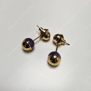 토리버치 Toryburch 보라색 귀걸이