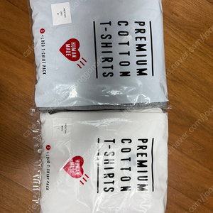 휴먼메이드 3pack 티셔츠 그레이 M 화이트 L