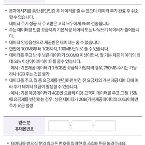 LGU 유플러스 데이터 (엘지