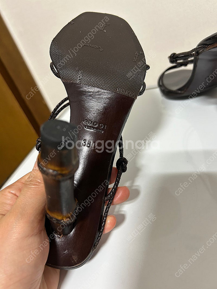 구찌 뱀부 힐 샌들(타 사이트 마일리지 결제 안함)--8