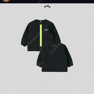 히로 블랭크 퀼팅 자켓 블랙 160