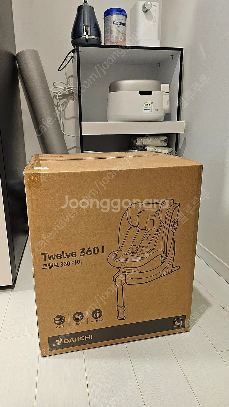(미개봉) 다이치 트웰브 360i 카시트 베이지 색상--0