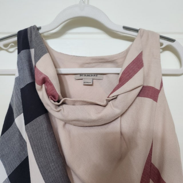 120호 (6y) 버버리 키즈 민소매 셔링 원피스 / 키즈 여아 몽클레어 구찌 펜디 디올 셀린느 이미지