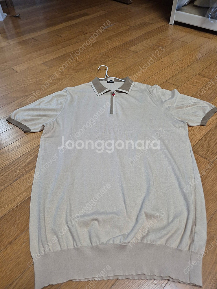 키톤 정품 배색 투톤 반팔카라티 xxl--1