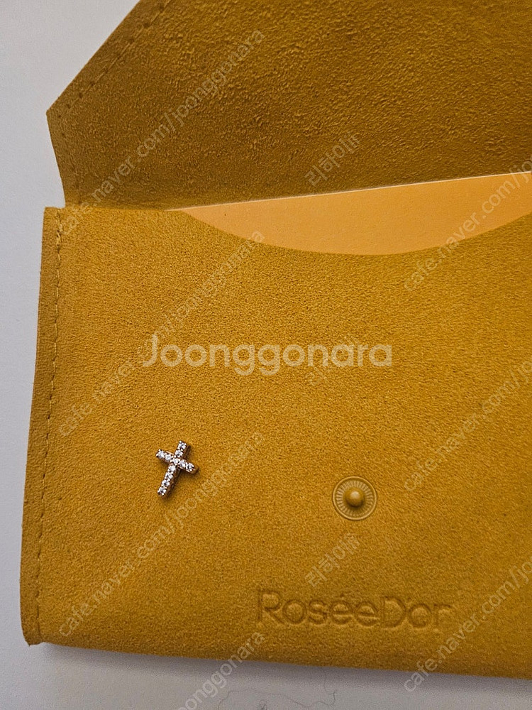 급매가격로제도르 십자가 펜던트 14k 로즈골드--0