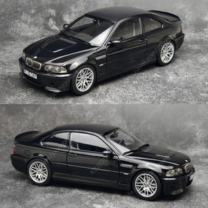 1:18 노레브 e46 m3 블랙 다이캐스트 팝니다.