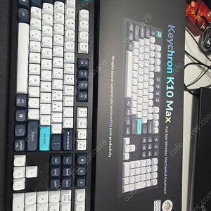 키크론 K10 PRO MAX 무선 기계식 키보드 애플 사무용 키보드 카본 블랙 바나나축