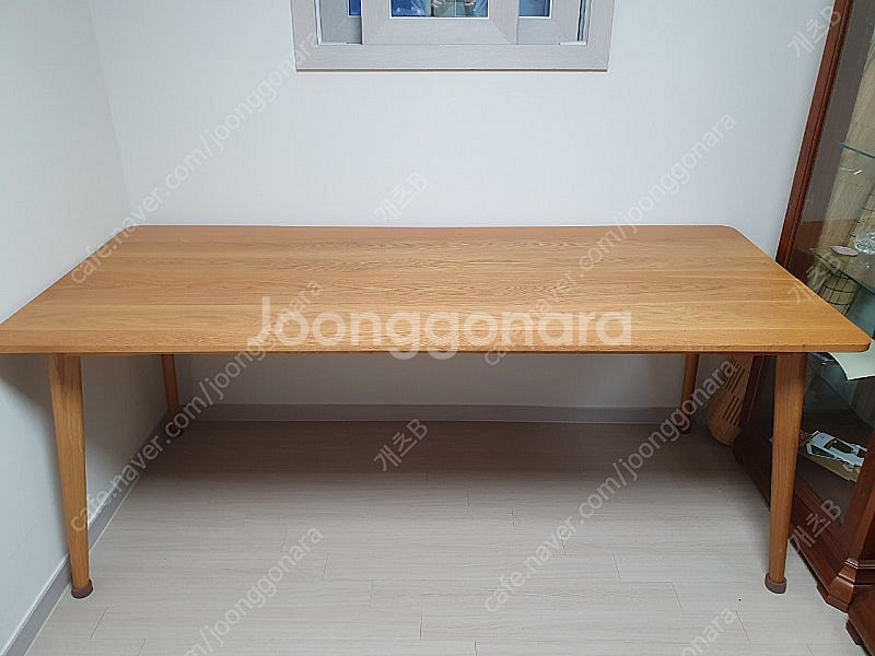 카레클린트 6인용 원목 식탁+의자+벤치 세트--2