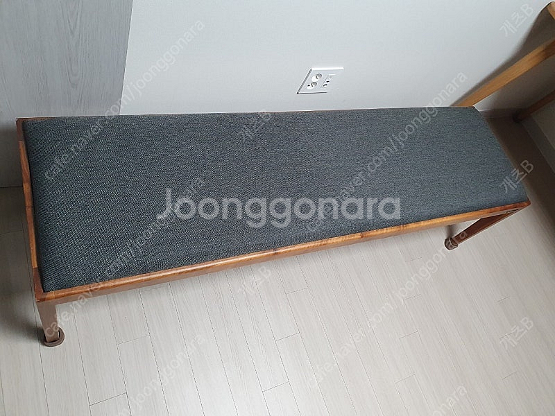 카레클린트 6인용 원목 식탁+의자+벤치 세트--6