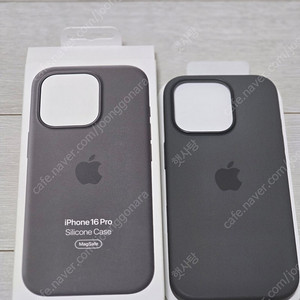 아이폰16프로 정품 실리콘케이스 스톤그레이