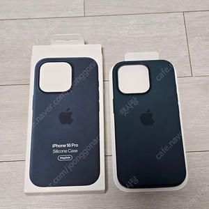 아이폰16프로 정품 실리콘케이스 레이크그린