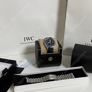 IWC 마크20 청판 브레이슬릿 (+ 러버밴드, 핀버클)