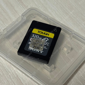 소니 TOUGH 터프 G CFexpress A타입 320GB 판매합니다 (소니 CEA-G320T, CFA 320G)
