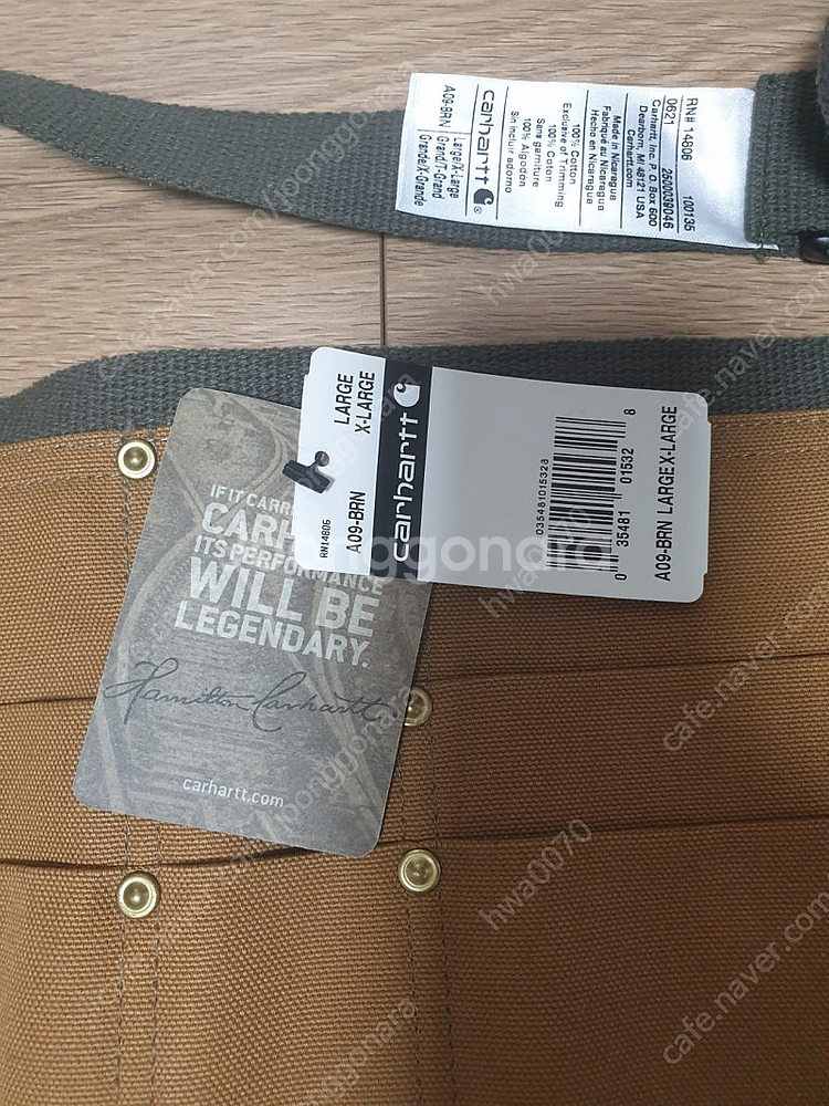 칼하트 에이프런 앞치마 펌덕 xL 새상품--1