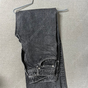 브랜디드 1967 JET BLACK JEANS [WIDE STRAIGHT] 와이드 스트레이트 30