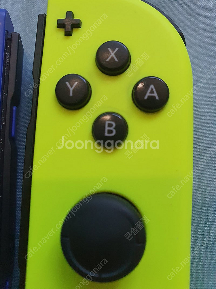닌텐도 스위치 조이콘 블루 네온 옐로 팝니다--3