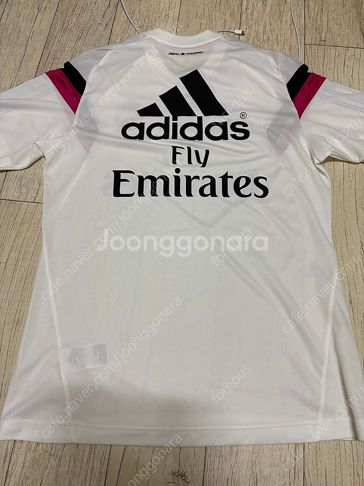 아디다스 레알마드리드 14-15 홈 트레이닝반팔 100--1