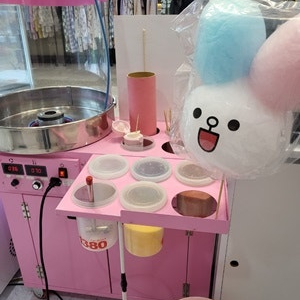 아트솜사탕 전기식 솜사탕기계 및 진열매대