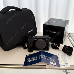 소니 a7c2 + 정품 배터리 + 블랙 가죽케이스 + 카메라가방 ( 보증o / 신동급 )