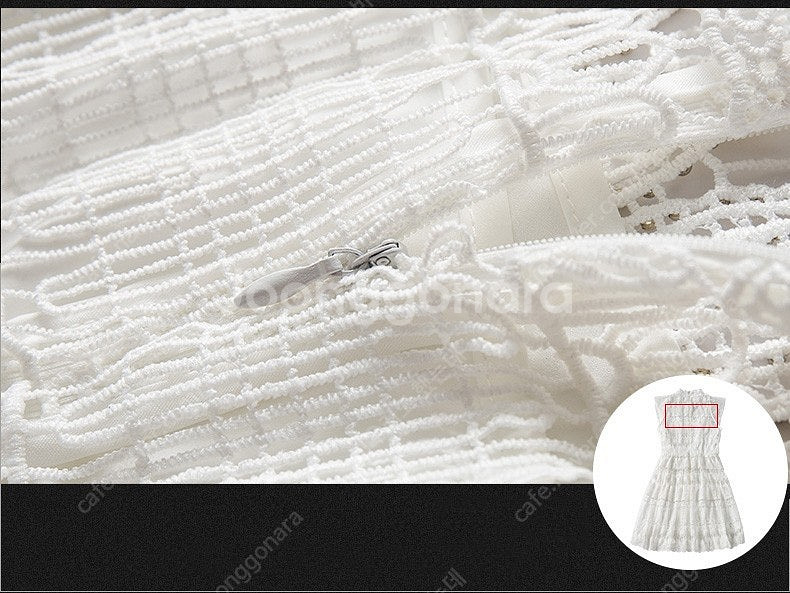 [새상품] 2XL 3XL 빅사이즈 레이스펀칭원피스 하객--8
