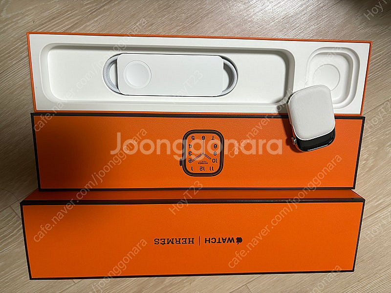 애플워치10 에르메스 46mm 배터리 100 팝니다--6