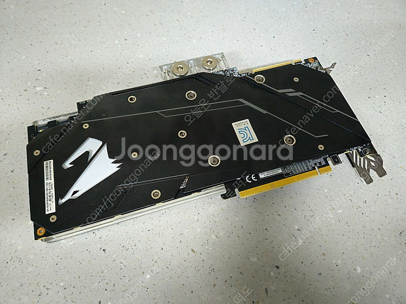 (부산) 기가RTX 2080ti 어익 워터블럭 팝니다--1