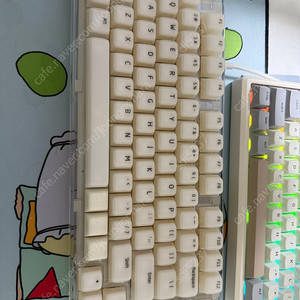 XINMENG X75 투명 기계식 키보드 + 추가키캡 2종