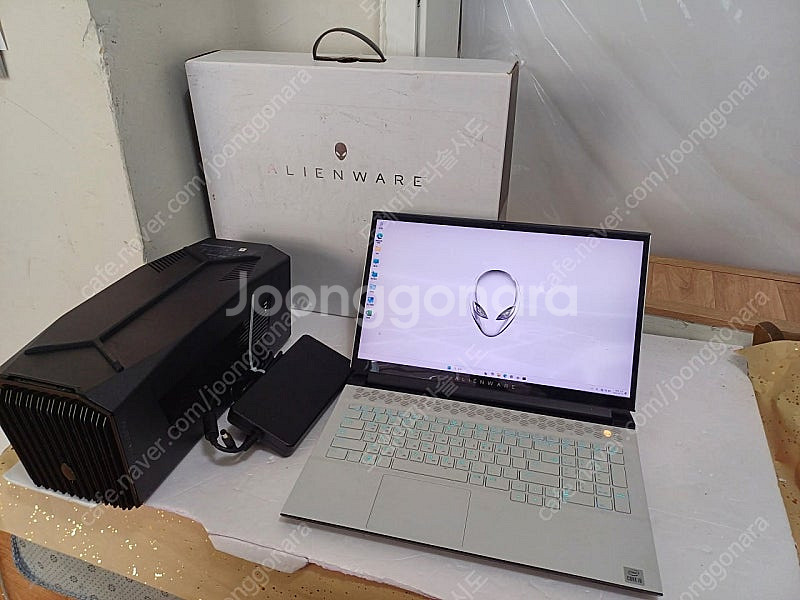 DELL I9-10980HK 에일리언웨어 + egpu--4