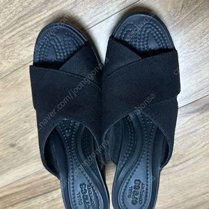 크록스 엑스웨지 슬리퍼 w6