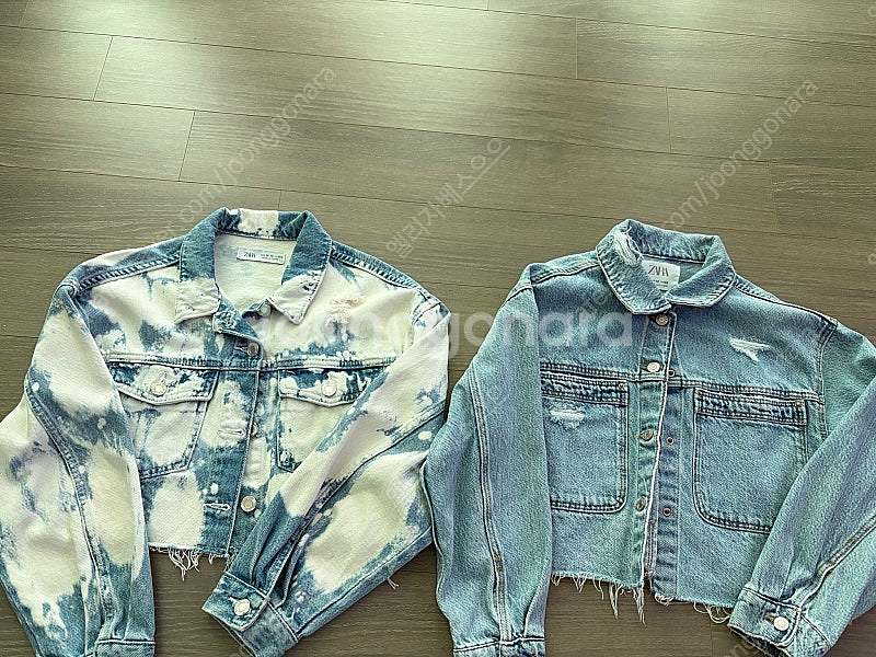 자라 주니어 크롭 청자켓 11-12세 2가지 디자인 각각 판매--0