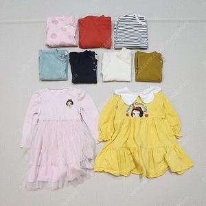 100 여아 원피스 티셔츠 (자라 외) 봄가을