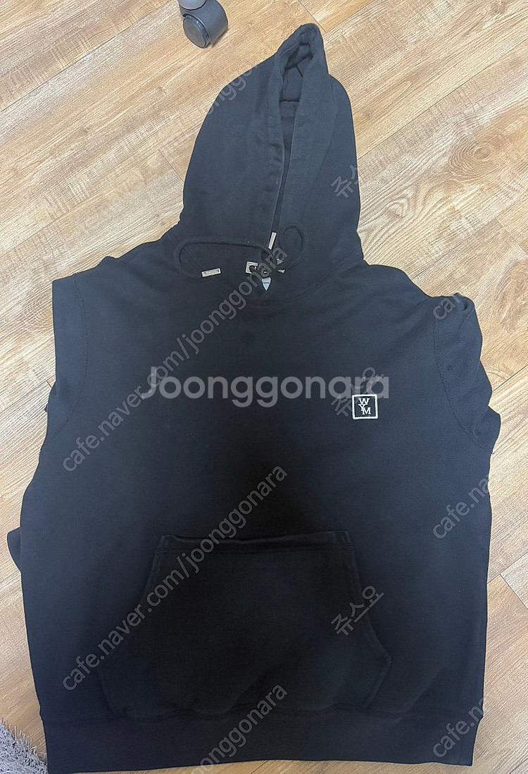 우영미 백로고 후드티 48사이즈--0