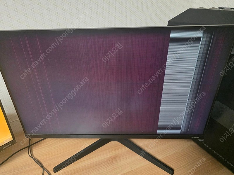 삼성 모니터 F27T350FH 패널고장 박스풀셋