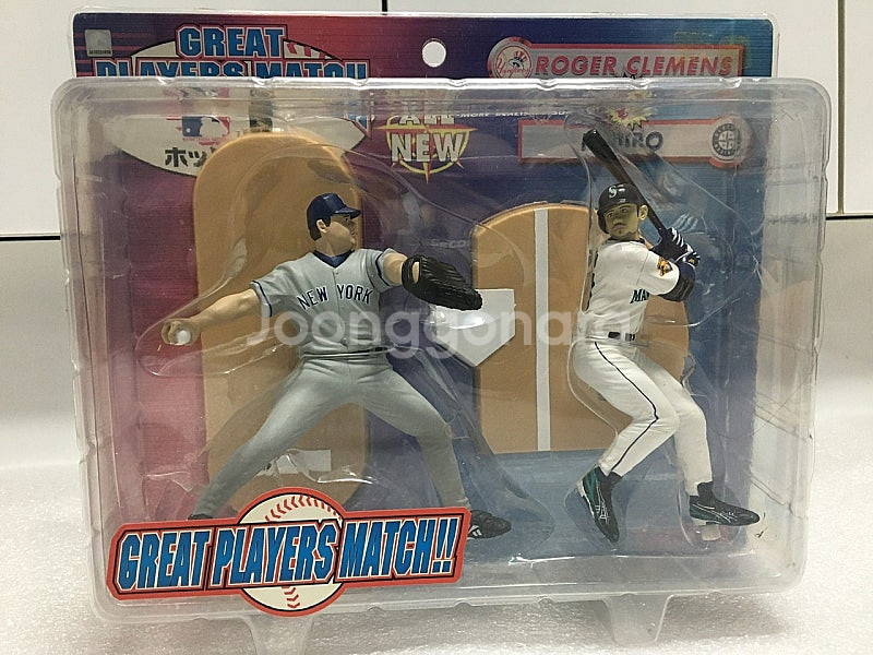 [미개봉] MLB 이치로 vs 로저 클레멘스 피규어 정...--0