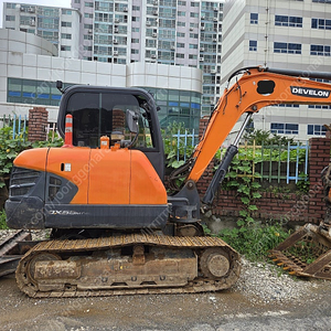 두산 02 중고굴삭기 DX55MT 2021년식 회전링크 코끼리집게